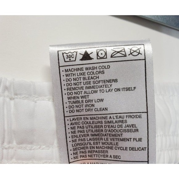 Nike Women's Joggers Cropped Athletic Running Pants White Lilac Stripe L - Picture 5 of 11